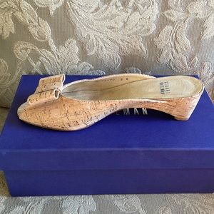 Stuart Weitzman cork wedges